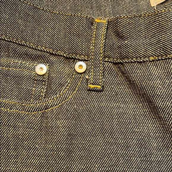 Denim Jeans with Yellow Stitching - Picture 12 of 16